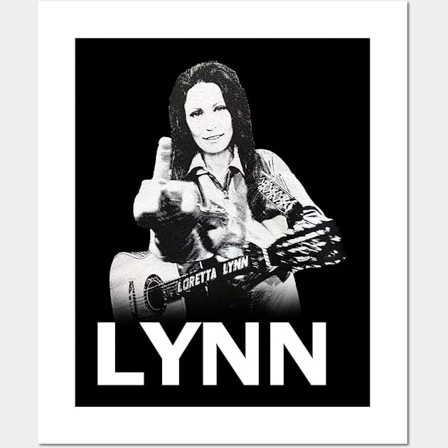 Loretta Lynn - Cool Pose Wall Art by chanda's